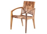 Ортопедическое кресло Evr из древесины грецкого ореха.