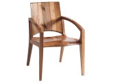 Ортопедическое кресло Evr из древесины грецкого ореха.