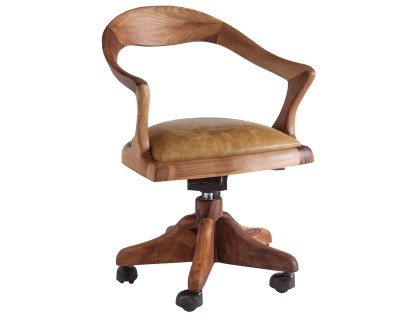 Офисный стул Mzn из древесины грецкого ореха. 