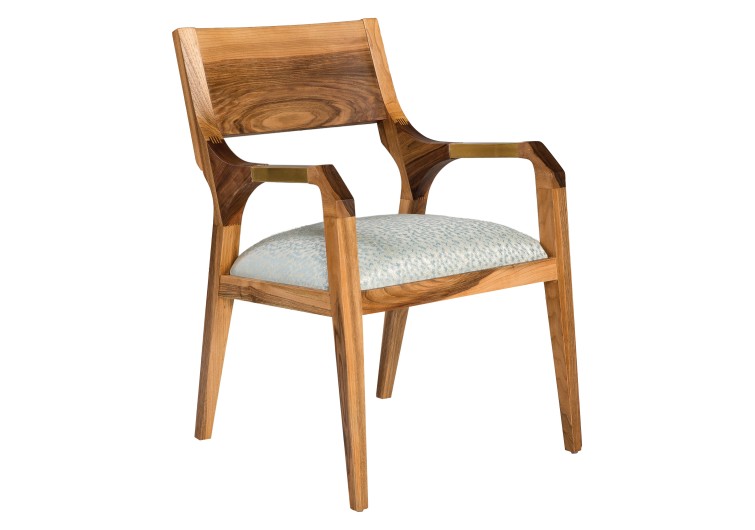 Стул-кресло Rwl из древесины грецкого ореха.