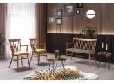 Комплект мебели для отдыха Ahsen из натуральной древесины.