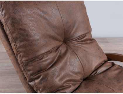Кресло-качалка в коричневом цвете Flex 