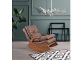 Кресло-качалка в коричневом цвете Flex