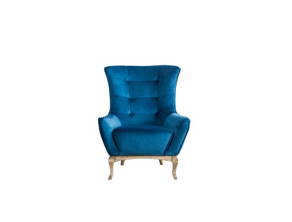 Кресло Leonr в голубом цвете.