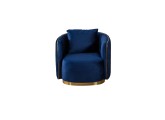 Кресло Soho  в синем цвете.