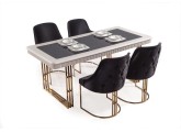 Обеденный стол Efe в комплекте со стульями.